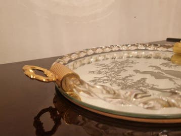 Murano - Dienblad - Muranoglas - Murano-glas spiegeltablet