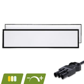 BACK-LIT LED PANEEL | EUROPA ZWART | 120X30CM | 30W | DIMBA, Verzenden, Nieuw in verpakking