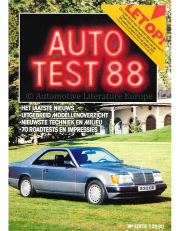 1988 AUTOTEST JAARBOEK NEDERLANDS, Boeken, Ophalen of Verzenden, Nieuw