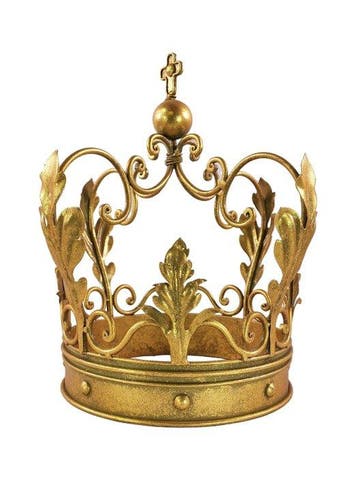Figuur - Crown - Messing, Nieuw
