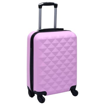 vidaXL Harde koffer ABS roze, Verzenden