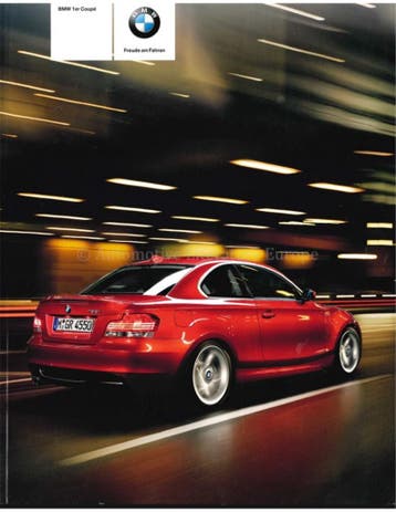 2008 BMW 1 SERIE COUPÉ BROCHURE DUITS, Ophalen of Verzenden