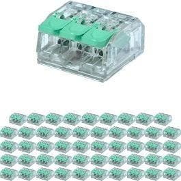 Lasklem 3-polig Groen - 50 Stuks met Klemmetjes | Betrouwbaa, Verzenden, Nieuw
