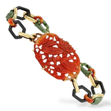 Armband - 14 karaat Geel goud, Vintage 14K geelgoud armband