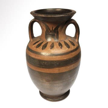Oud-Grieks Terracotta Amfora Toegeschreven aan de Milanese