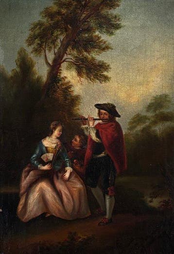 École Rococo (XVIII) - Concert de Flute pour Deux Amoureux