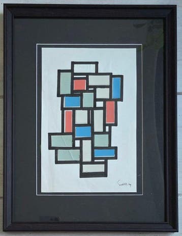 Siep Van Den Berg (1913-1998) - Geometrische compositie