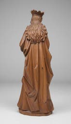 Beeld, Santa Caterina d’Alessandria - 75 cm - Hout