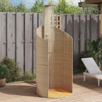 vidaXL Buitendouche 100x100x241,5 cm poly rattan en, Tuin en Terras, Zwembaden, Verzenden, Nieuw