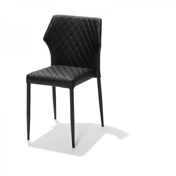 Stoel Louis | Brandvertragend | Zwart | Kunstleer |, Zakelijke goederen, Horeca | Keukenapparatuur, Nieuw in verpakking, Verzenden
