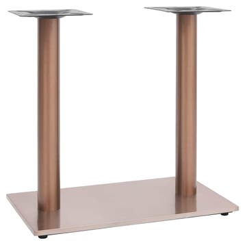 vidaXL Bistrotafelpoot 70x40x72 cm roestvrij staal, Verzenden