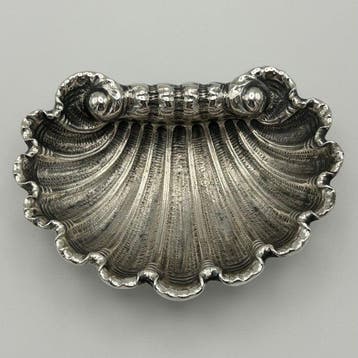 Vide-poche - Manifattura italiana - schelp - Italië -, Antiek en Kunst, Antiek | Zilver en Goud