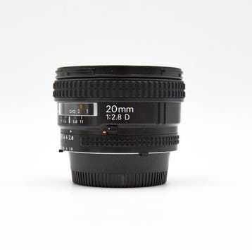 Nikon AF Nikkor 20mm f/2.8D Groothoeklens, Nieuw