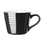Mokken | CAFÉ | Keramiek | Zwart | 23cl | 6 Stuks |, Verzenden