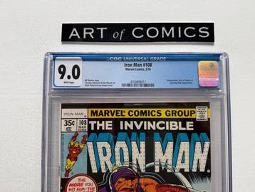 Iron Man #108 - CGC 9.0 - Jack Of Hearts, Yellowjacket,, Nieuw