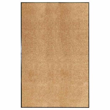 vidaXL Deurmat wasbaar 120x180 cm crème, Verzenden
