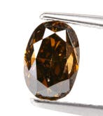 1 pcs Diamant (Natuurlijk gekleurd) - 1.01 ct - Ovaal -