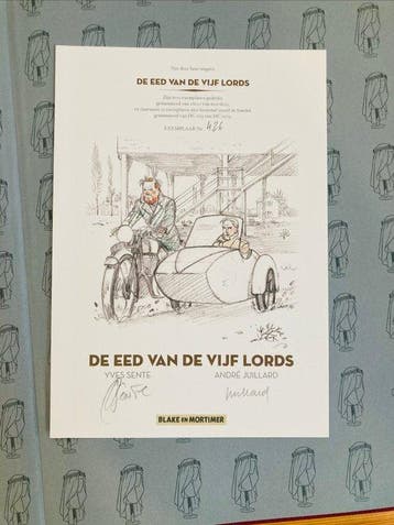 Blake & Mortimer - De eed van de vijf lords - Luxe linnen HC