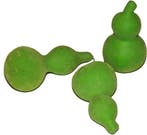 Bullis gedroogde kalebas Velvet Groen 10 stuks, Nieuw