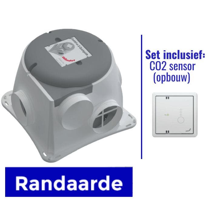 Zehnder Woonhuisventilator Comfofan Silent 460 m3/h + CO2 se, Electroménager, Ventilateurs, Envoi