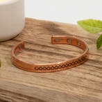 Koperen gezondheids-klemarmband met 6 magneten, Ophalen of Verzenden