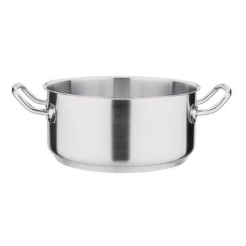 Kookpan | RVS | 4.5L | Div. Warmtebronnen | Ø240x116(h)mm, Verzenden, Nieuw in verpakking