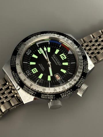 Thermidor - World Time / Diver - Zonder minimumprijs - Heren, Nieuw