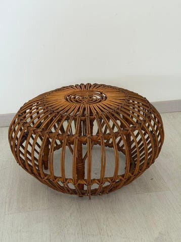 Franco ALBINI (1905-1977) - Poef - Hout, Vimini