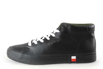 Tommy Hilfiger Hoge sneakers in maat 42 Zwart, Kleding | Heren, Schoenen, Verzenden, Zwart, Tommy Hilfiger, Zo goed als nieuw
