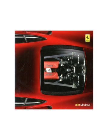 1999 FERRARI 360 MODENA BROCHURE DUITS 1520/99, Ophalen of Verzenden