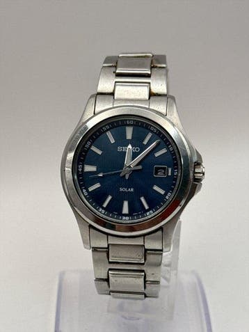 Seiko - Solar - Zonder minimumprijs - V145-0BY0 - Heren -