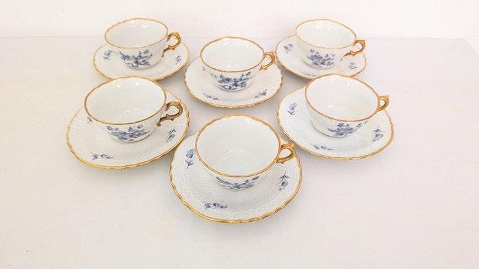 Richard Ginori - Theeservies (12) - Per 6 persone -, Antiek en Kunst, Antiek | Meubels | Tafels