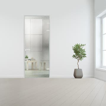 Glazen binnendeur XL voor stomp kozijn aluminium beslag-Rech, Bricolage & Construction, Verzenden