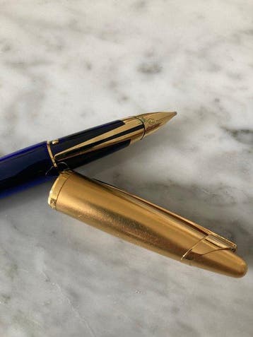Waterman - Stylo plume - Waterman Edson Sapphire Blue -, Collections, Stylos