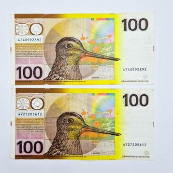 Nederland. - 2 x 100 Gulden - 1977 - PL104 (Zonder