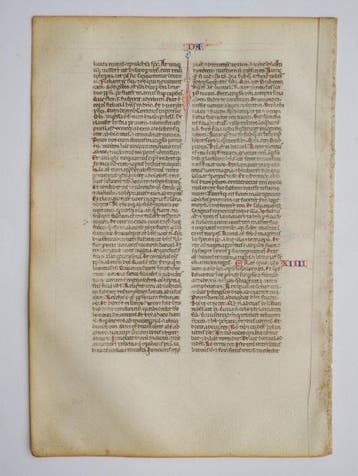 Anoniem - Original Manuscript from a Latin Bible - [France -