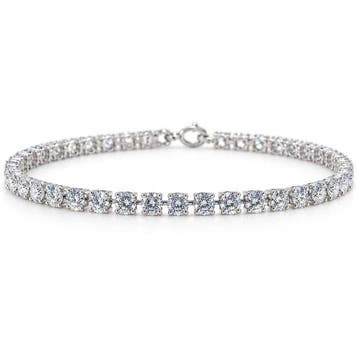 Zonder minimumprijs - Armband - 14 karaat Witgoud - 4.89ct., Nieuw