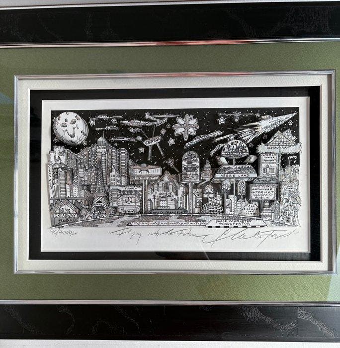 Charles Fazzino (1955) - Flying into the Future – Rare, Antiquités & Art, Art | Objets design