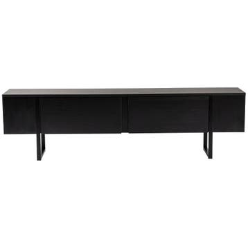 Evila TV-meubel - Zwart - Nieuw/Ongebruikt - Melamine -, Verzenden, 150 tot 200 cm, Nieuw, Scandinavisch