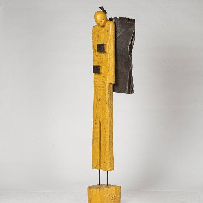 Karol Dusza (1972) - 154cm, THE SPECIAL ANGEL- LARGE, 16kg, Antiek en Kunst, Kunst | Designobjecten