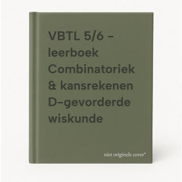 VBTL 5/6 - leerboek Combinatoriek & kansrekenen D-gevorderde, Boeken, Verzenden, Gelezen