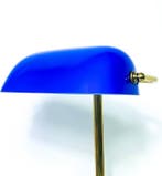 Lampe de table - Lampe de pupitre du notaire - Verre, Laiton