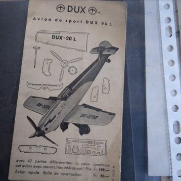 DUX - Speelgoed vliegtuig DUX Germany lot de 8 livrets,