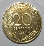 France Gadoury 332 20 Centimes 1992 Frappe Medaille Maria..., Verzenden, België