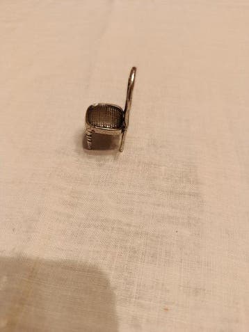 Beeldje - Sedia in miniatura - .800 zilver, Antiek en Kunst