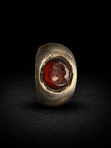 Oud-Romeins, Keizerrijk Zilver Ring - 1e tot 3e eeuw n.Chr.