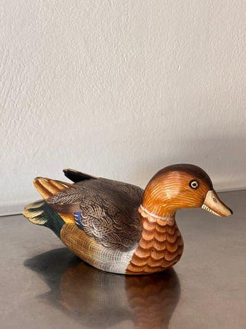 Appelant canard - American Hand-Carved Duck Decoy Wood
