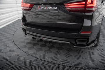 Rear Splitter (with vertical bars) voor BMW X5 F15 M-Pack, Ophalen of Verzenden