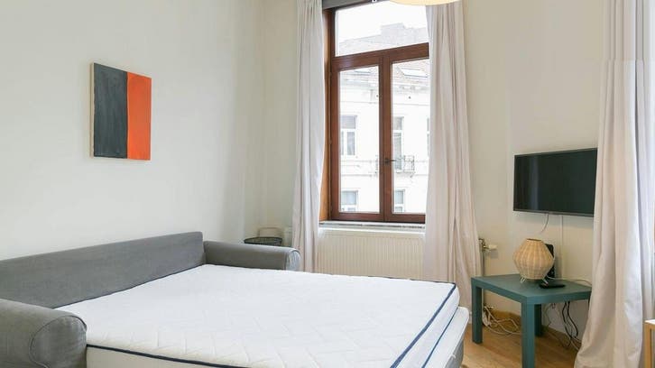 Appartement en Rue Berckmans, Saint-Gilles, Immo, Appartements & Studios à louer, 35 à 50 m², Bruxelles