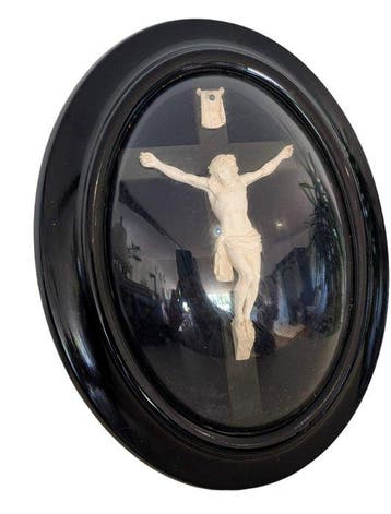 Antiek Crucifix - koekje - 1850-1900